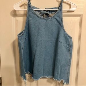 Denim Crop Top